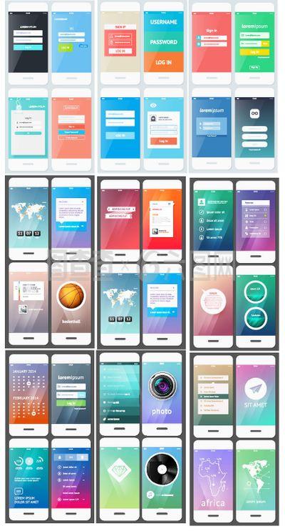 清新手機界面設(shè)計